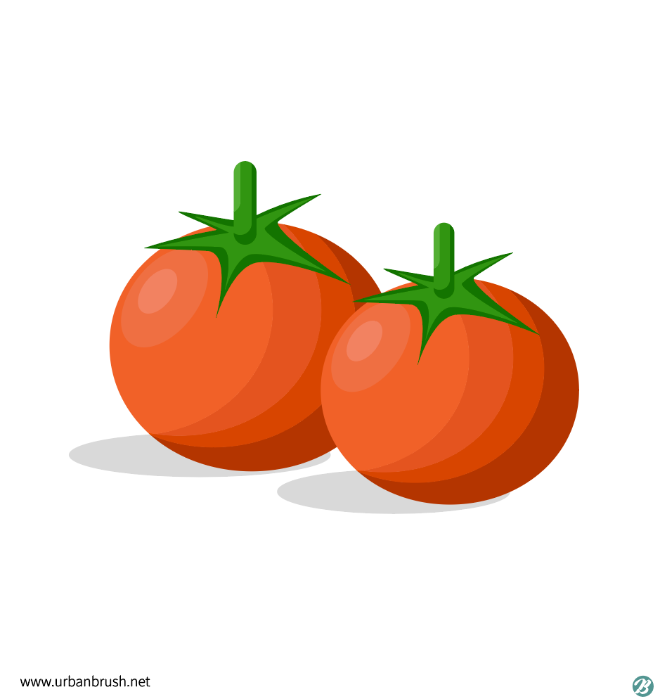 토마토 일러스트 Ai 무료다운로드 Free Tomato Illustration - Urbanbrush