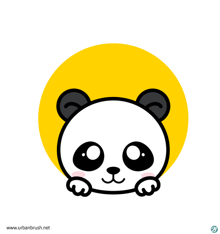 팬더 캐릭터 일러스트 ai 무료다운로드 free Panda character vector Urbanbrush