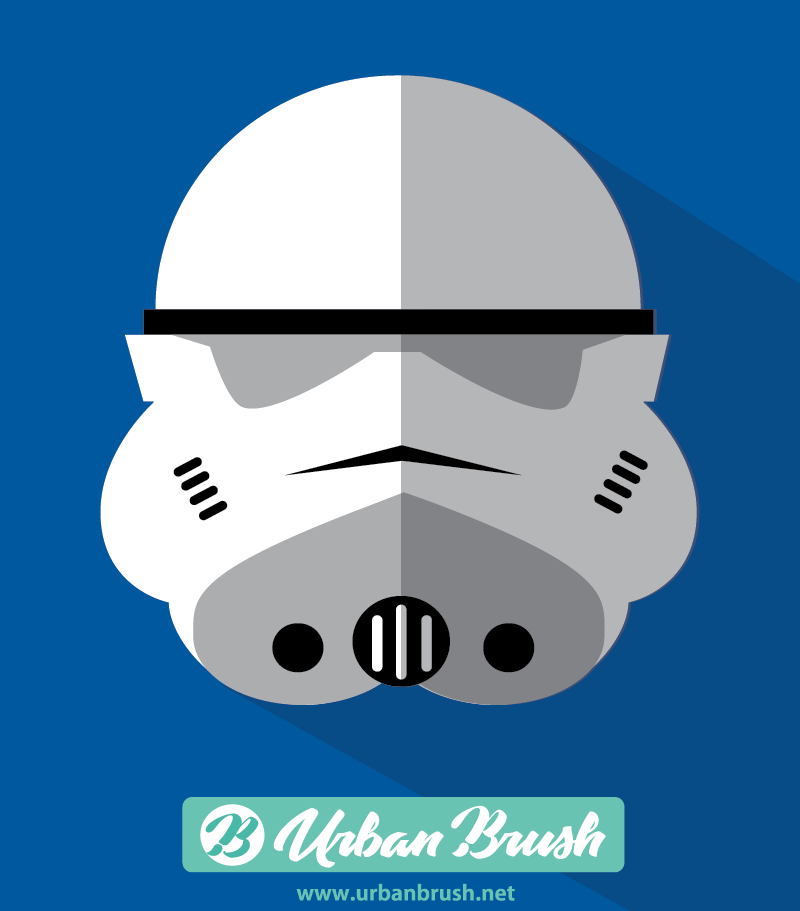 스톰트루퍼 일러스트 Ai 다운로드 Stormtrooper Illustration Urbanbrush