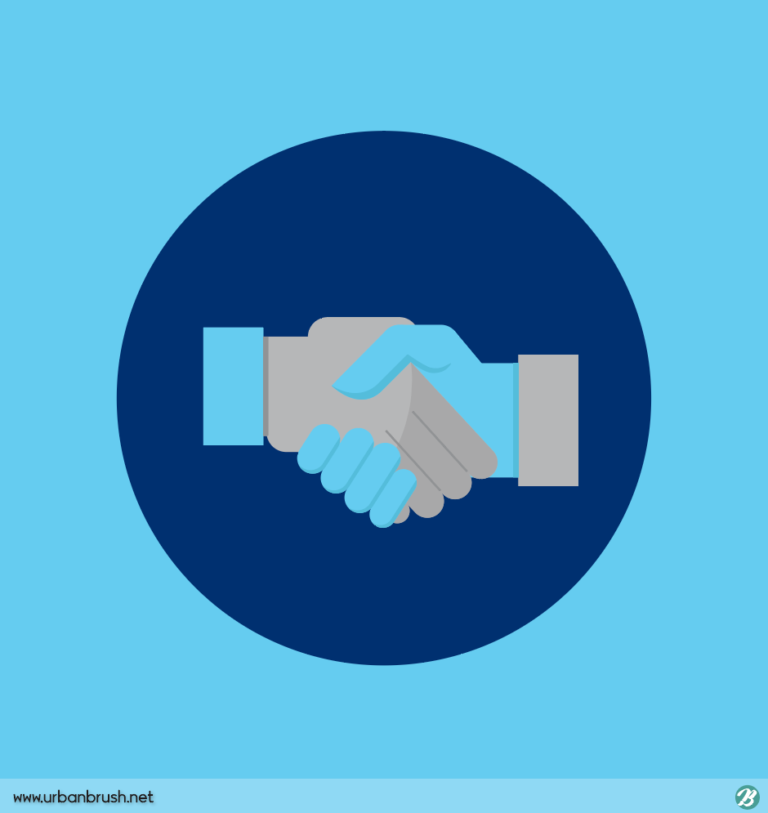 Ai Handshake Vector Free Download