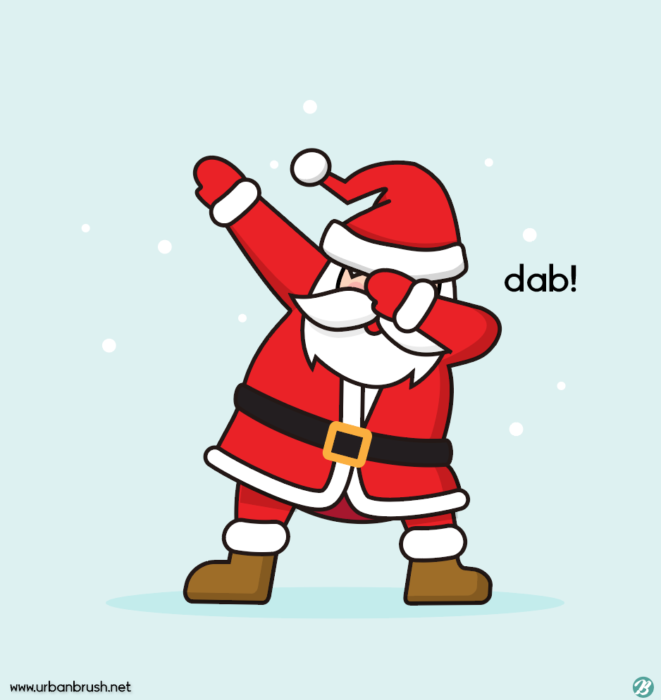 Santa Claus Dab Illustratie Ai Download Gratis Santaclaus Dab Vector Urbanbrush 