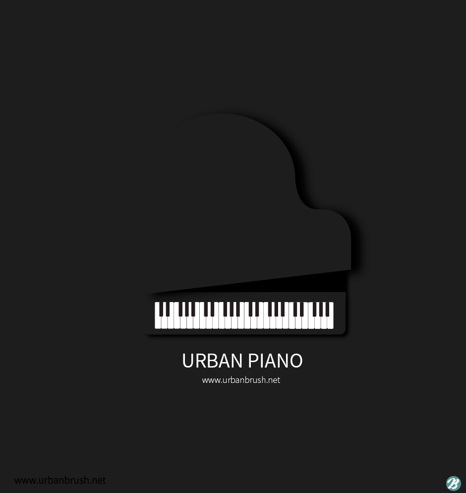 그랜드 피아노 일러스트 Ai 무료다운로드 Free Grand Piano Illustration - Urbanbrush