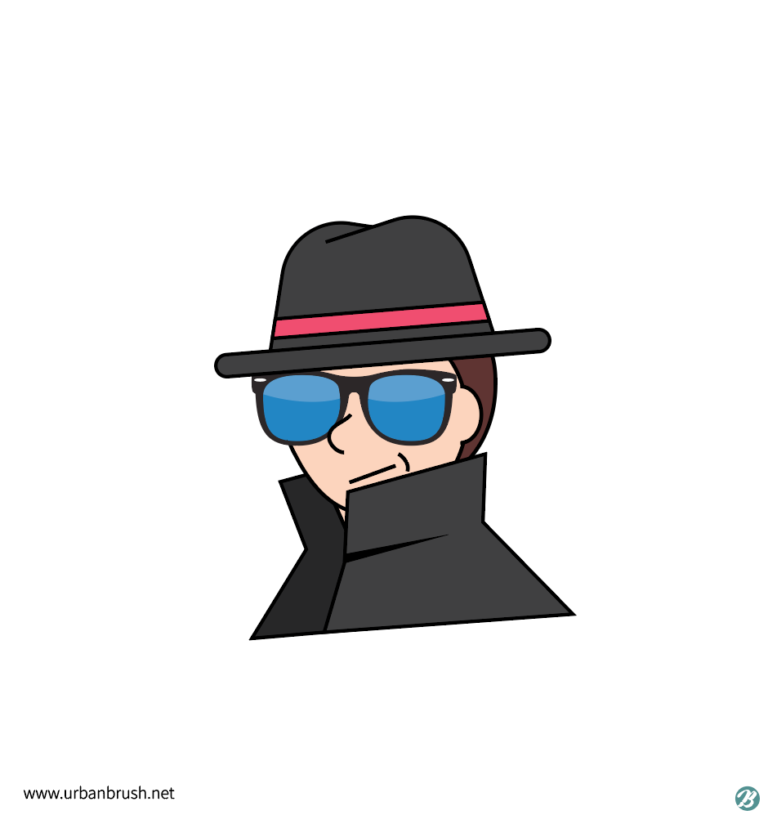 Spy character illustration ai free download free spy vector - Urbanbrush