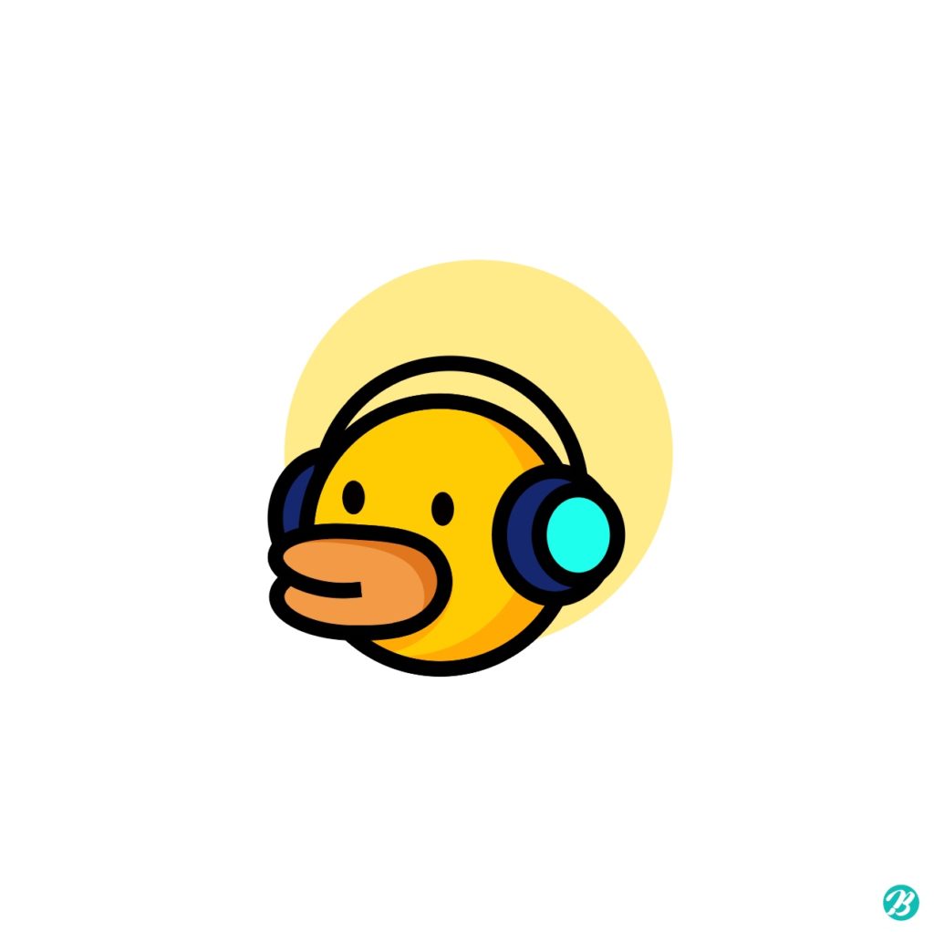 Ai Download Duck Headphones Logo