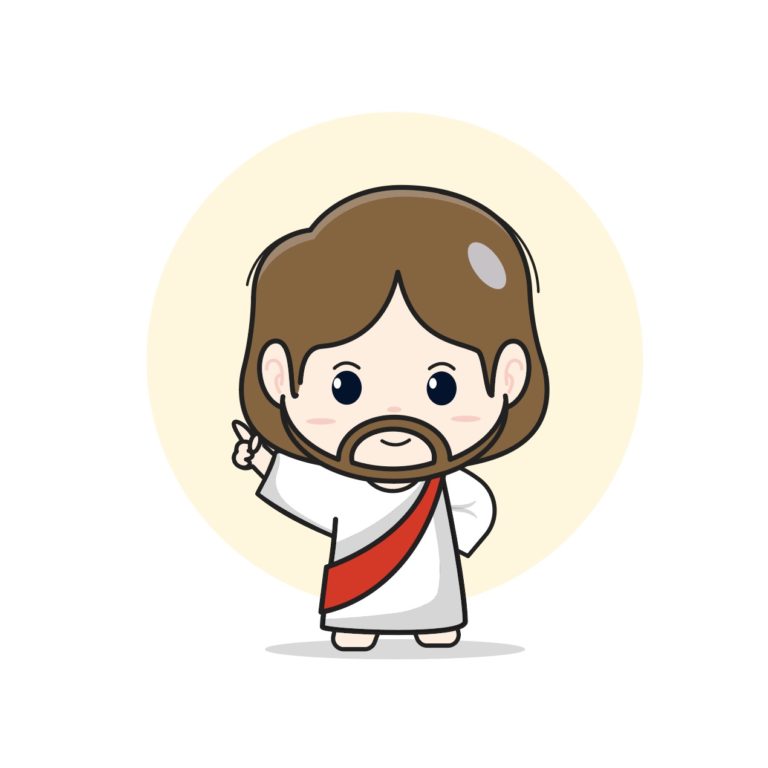 예수님 캐릭터 일러스트 Ai 다운로드 Download Jesus Character Vector Image - 어반브러시