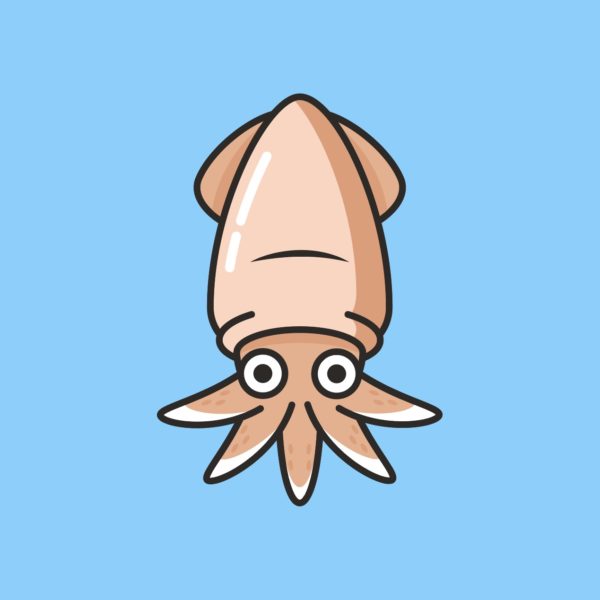 오징어 캐릭터 디자인 일러스트 ai 다운로드 download Squid character design Vector