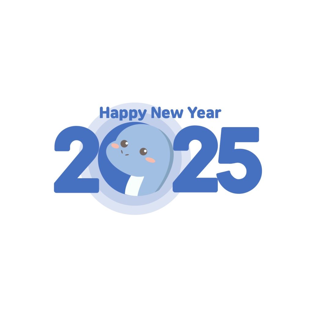 2025 뱀 로고