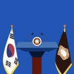 국회 기자회견장 일러스트