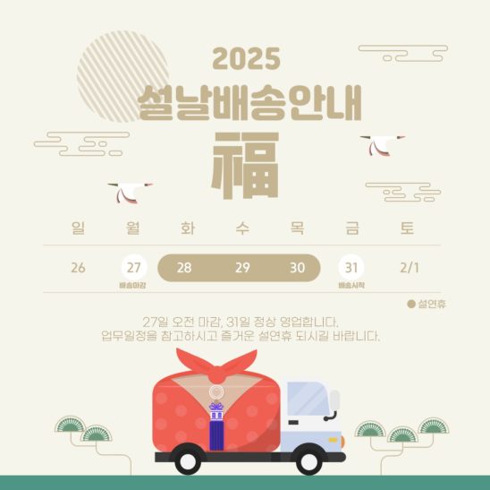 2025년 설날 설연휴