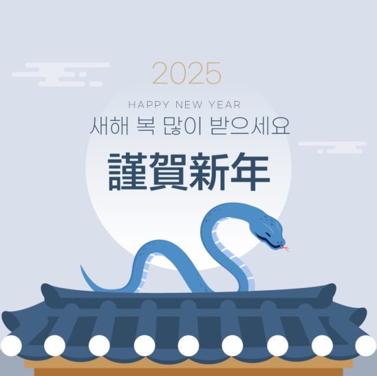 2025년 근하신년 일러스트